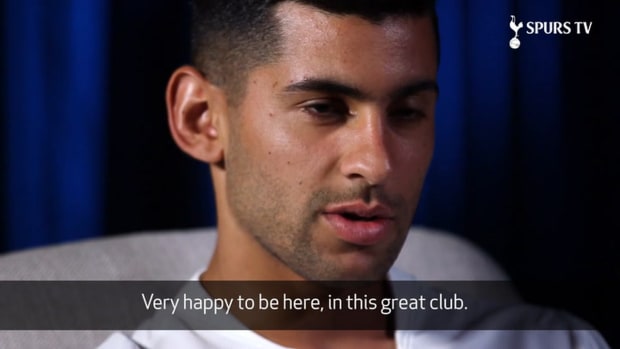 Cristian Romero's first Spurs Interview